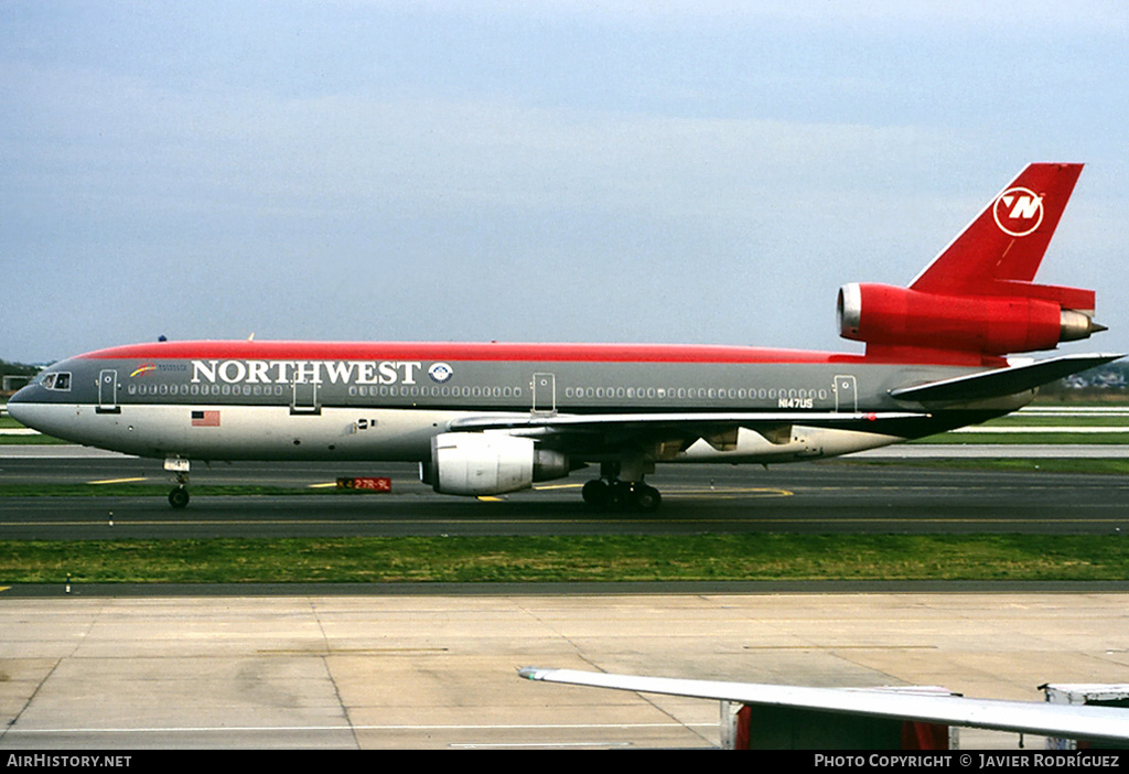 Aircraft Photo of N147US | McDonnell Douglas DC-10-40 | Northwest Airlines | AirHistory.net #747676