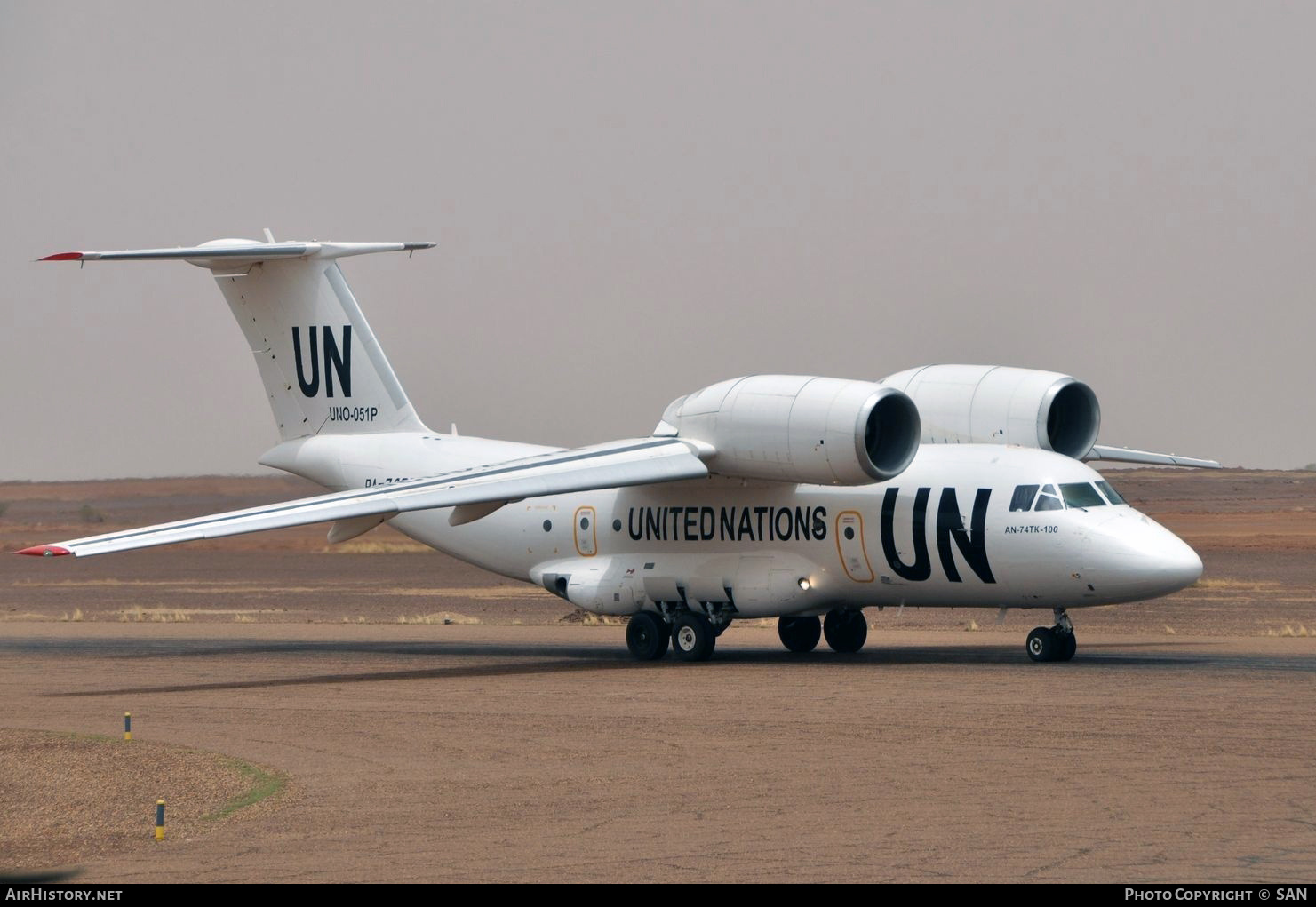 Aircraft Photo of RA-74035 | Antonov An-74TK-100 | United Nations | AirHistory.net #747677