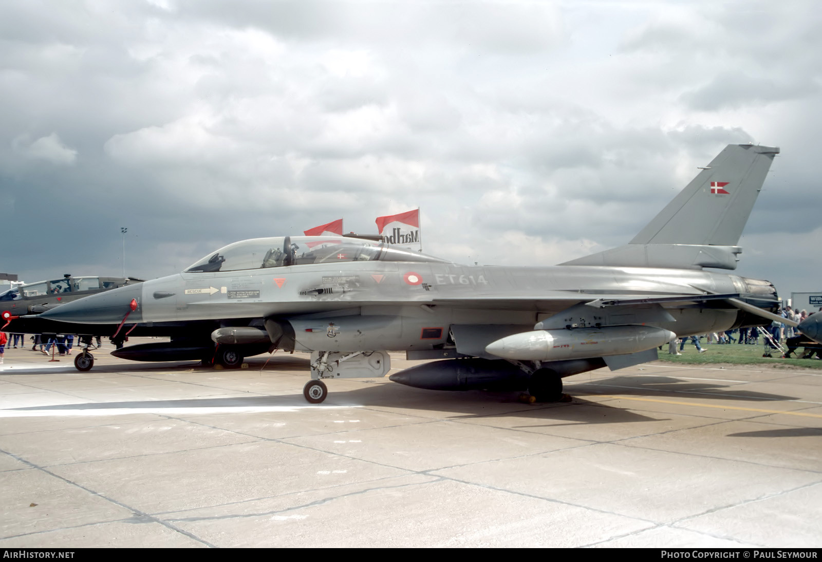 Aircraft Photo of ET-614 | General Dynamics F-16B Fighting Falcon | Denmark - Air Force | AirHistory.net #747720
