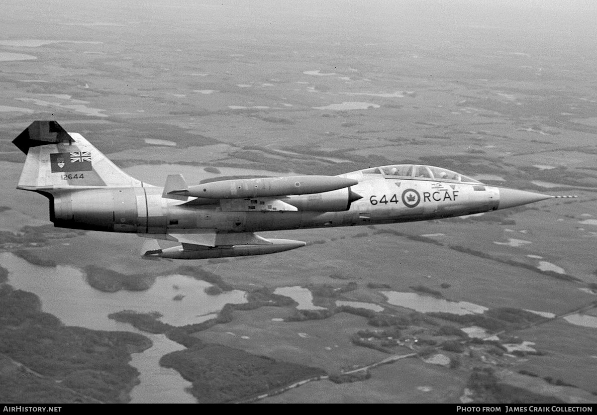 Aircraft Photo of 12644 | Lockheed CF-104D Starfighter Mk.1 | Canada - Air Force | AirHistory.net #747721