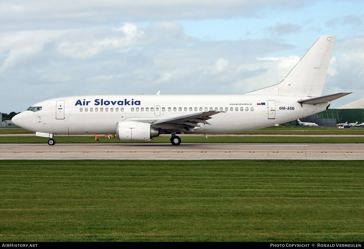 Aircraft Photo of OM-ASD | Boeing 737-306 | Air Slovakia | AirHistory.net #747723