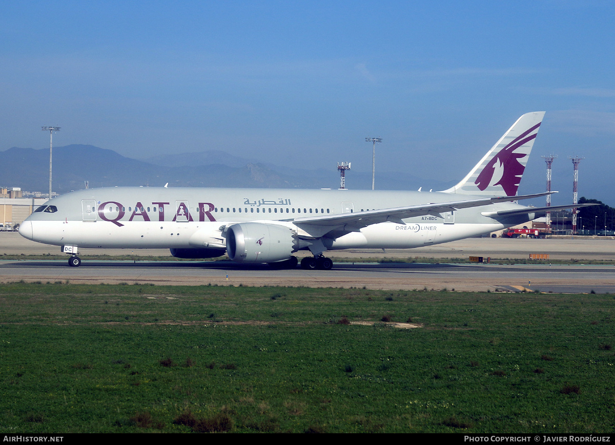 Aircraft Photo of A7-BDC | Boeing 787-8 Dreamliner | Qatar Airways | AirHistory.net #747730