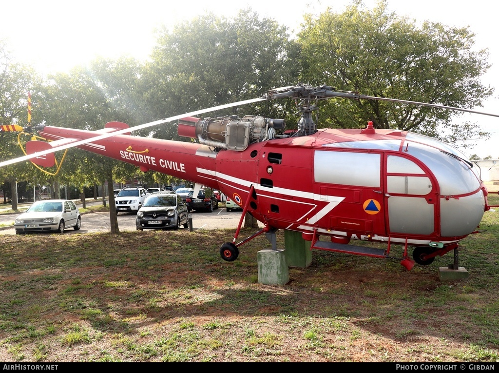 Aircraft Photo of F-ZBAF | Aerospatiale SA-316B Alouette III | Sécurité Civile | AirHistory.net #747741