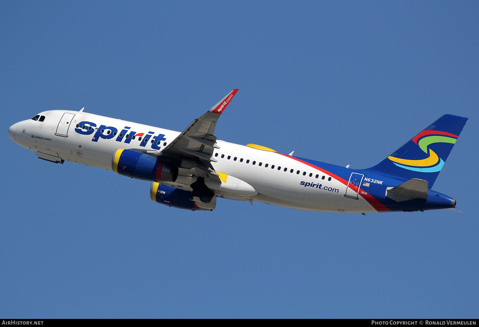 Aircraft Photo of N632NK | Airbus A320-232 | Spirit Airlines | AirHistory.net #747755