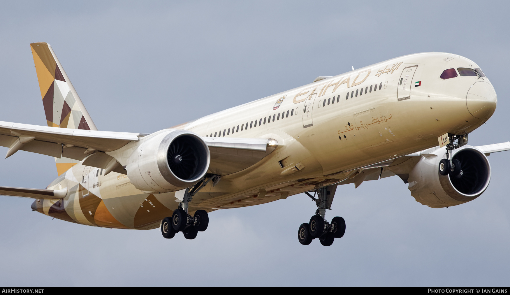 Aircraft Photo of A6-BLU | Boeing 787-9 Dreamliner | Etihad Airways | AirHistory.net #747771