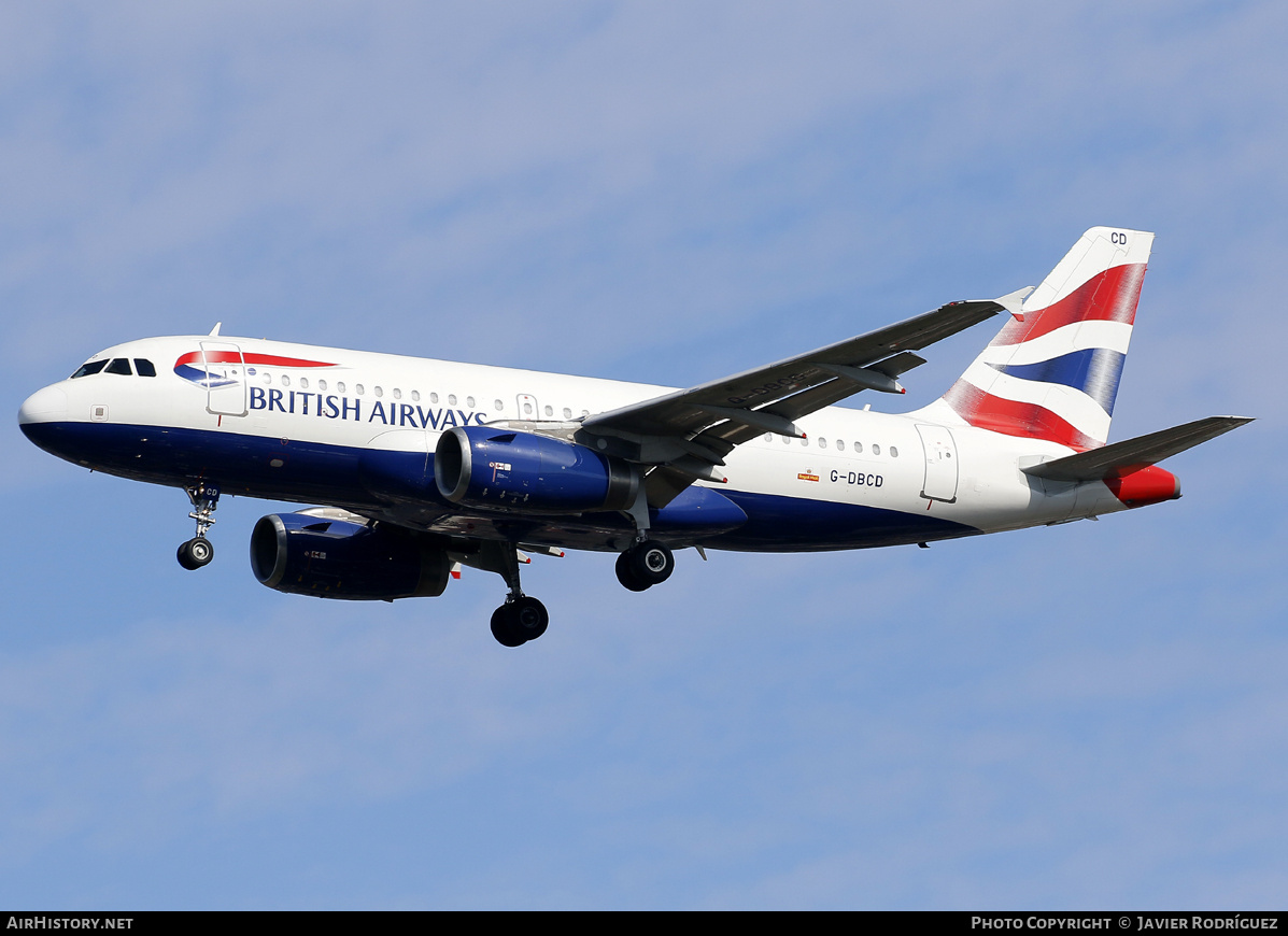 Aircraft Photo of G-DBCD | Airbus A319-131 | British Airways | AirHistory.net #747816