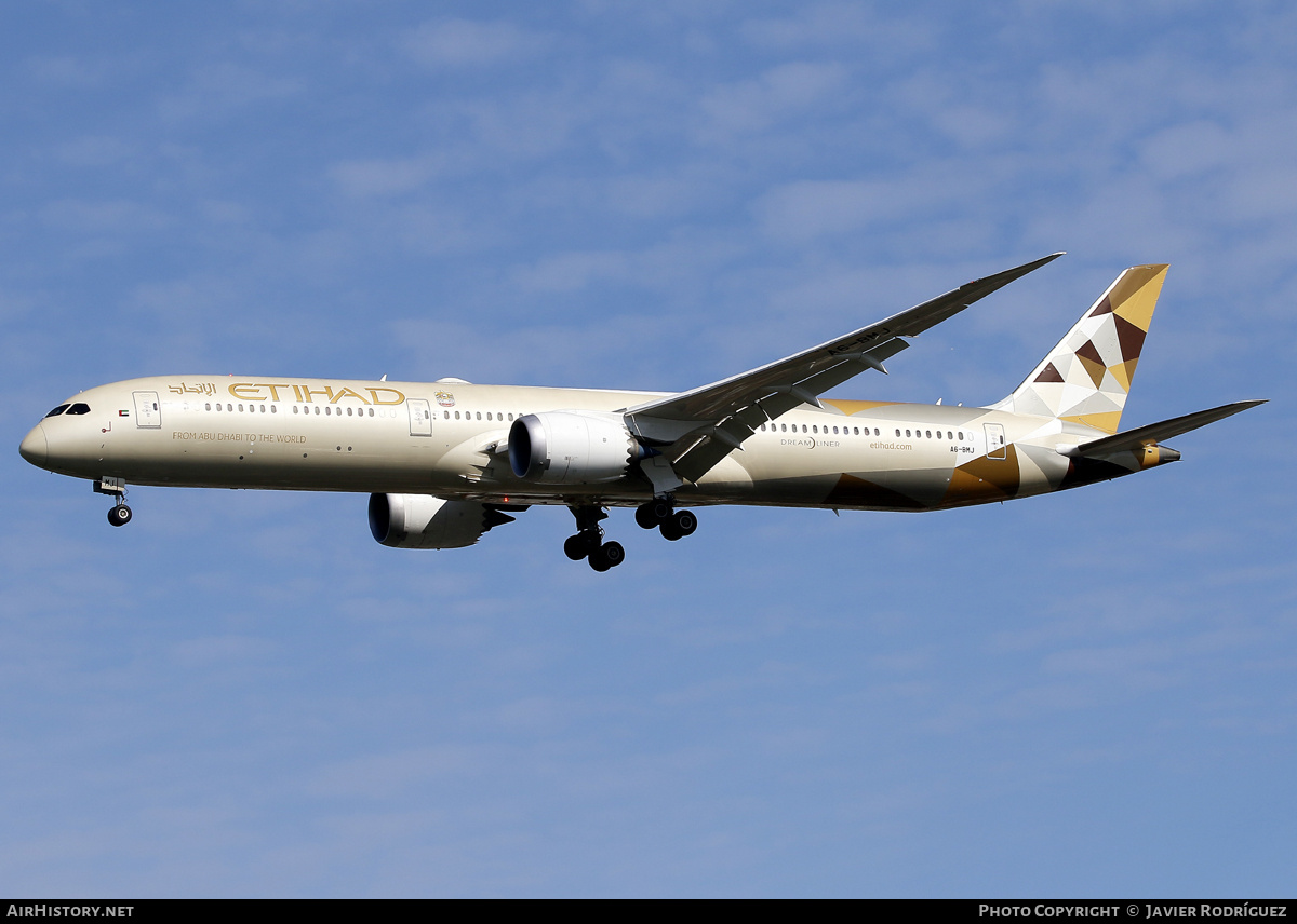Aircraft Photo of A6-BMJ | Boeing 787-10 Dreamliner | Etihad Airways | AirHistory.net #747824