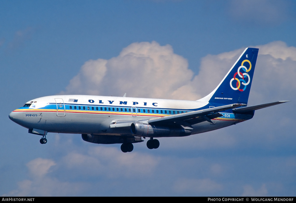 Aircraft Photo of SX-BCK | Boeing 737-284/Adv | Olympic | AirHistory.net #747827
