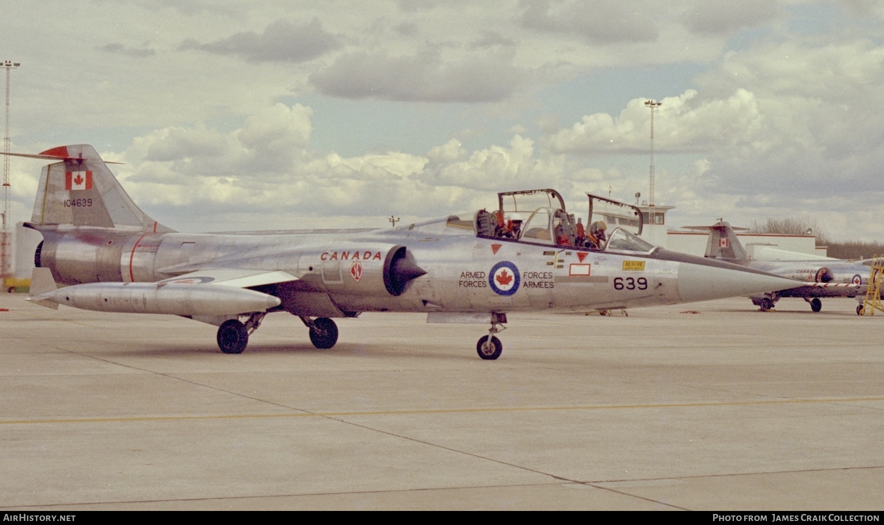 Aircraft Photo of 104639 | Lockheed CF-104D Starfighter Mk.1 | Canada - Air Force | AirHistory.net #747829