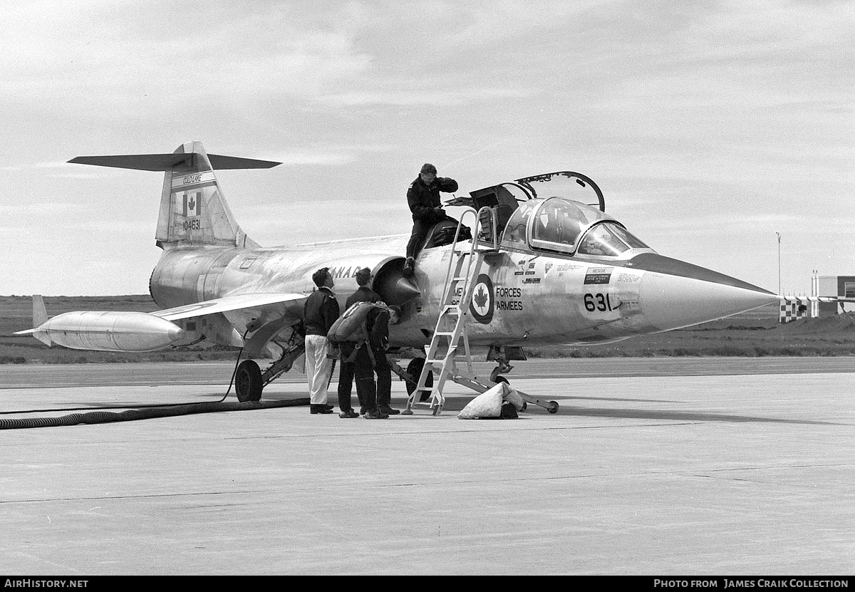 Aircraft Photo of 104631 | Lockheed CF-104D Starfighter Mk.1 | Canada - Air Force | AirHistory.net #747837
