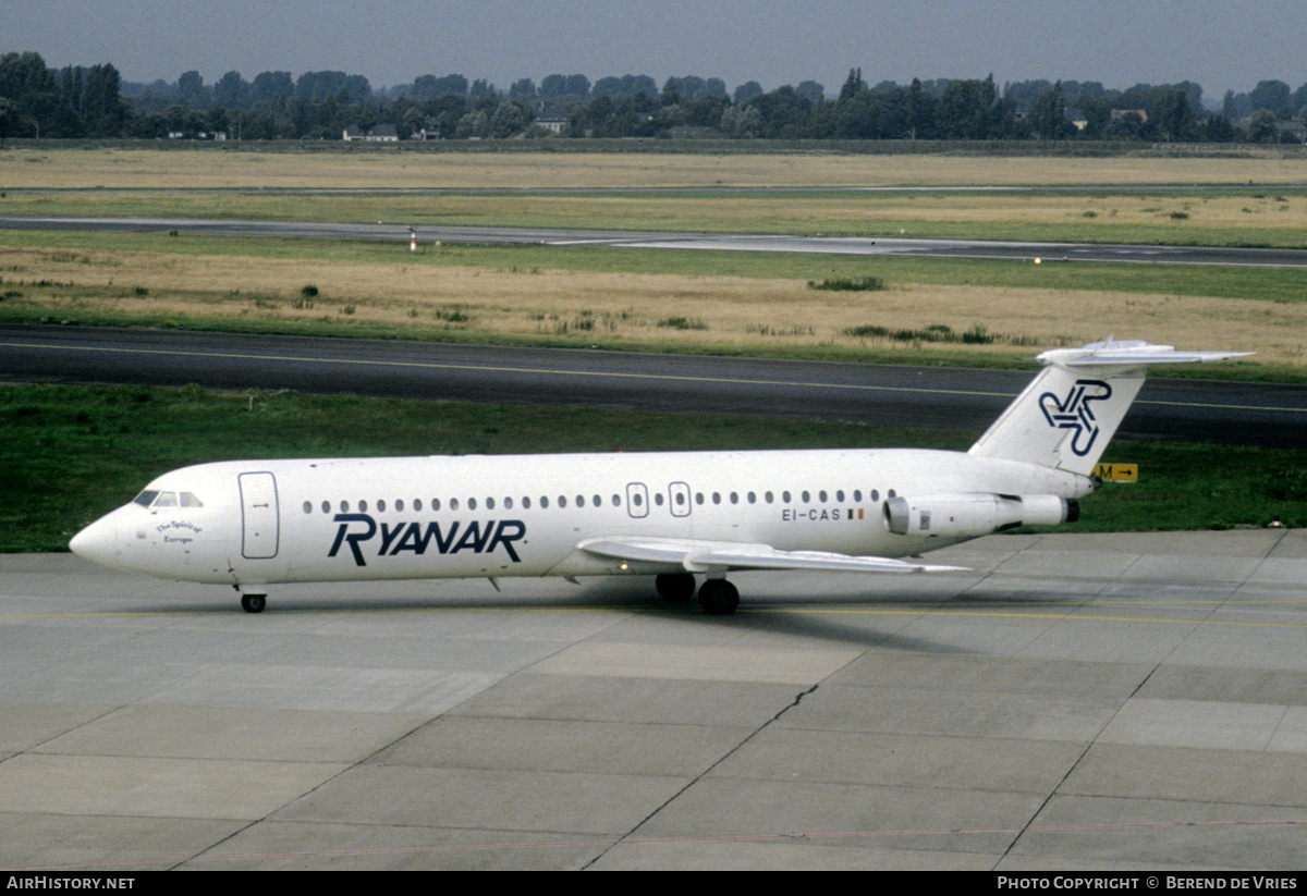 Aircraft Photo of EI-CAS | British Aerospace Rombac 111-561RC One-Eleven | Ryanair | AirHistory.net #747845