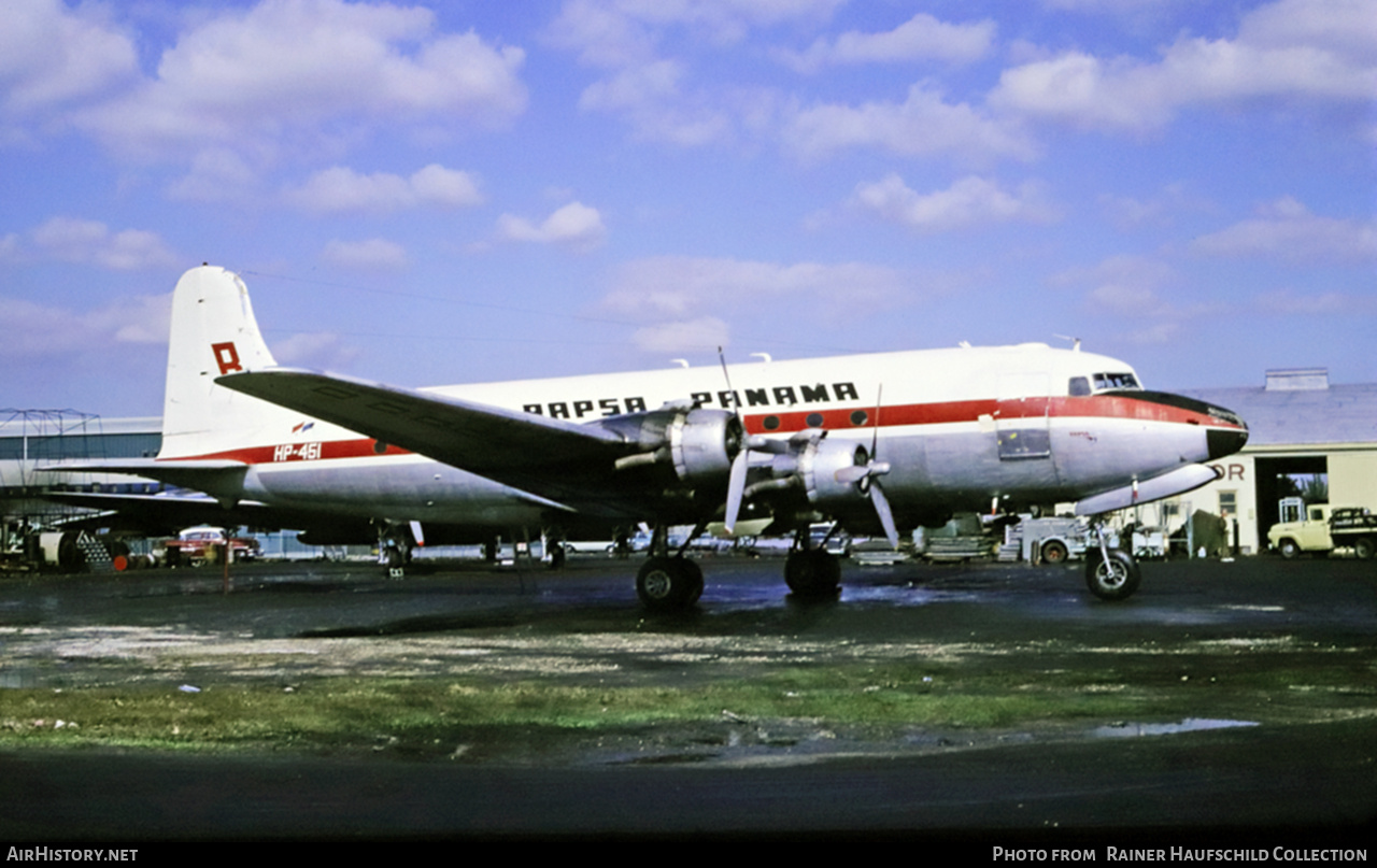 Aircraft Photo of HP-451 | Douglas C-54B Skymaster | RAPSA - Rutas Aéreas Panameñas | AirHistory.net #747847