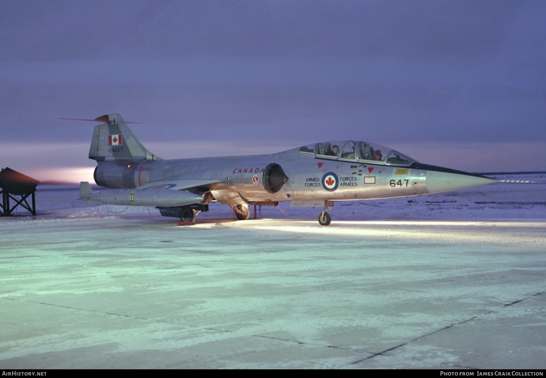Aircraft Photo of 104647 | Lockheed CF-104D Starfighter Mk.1 | Canada - Air Force | AirHistory.net #747887
