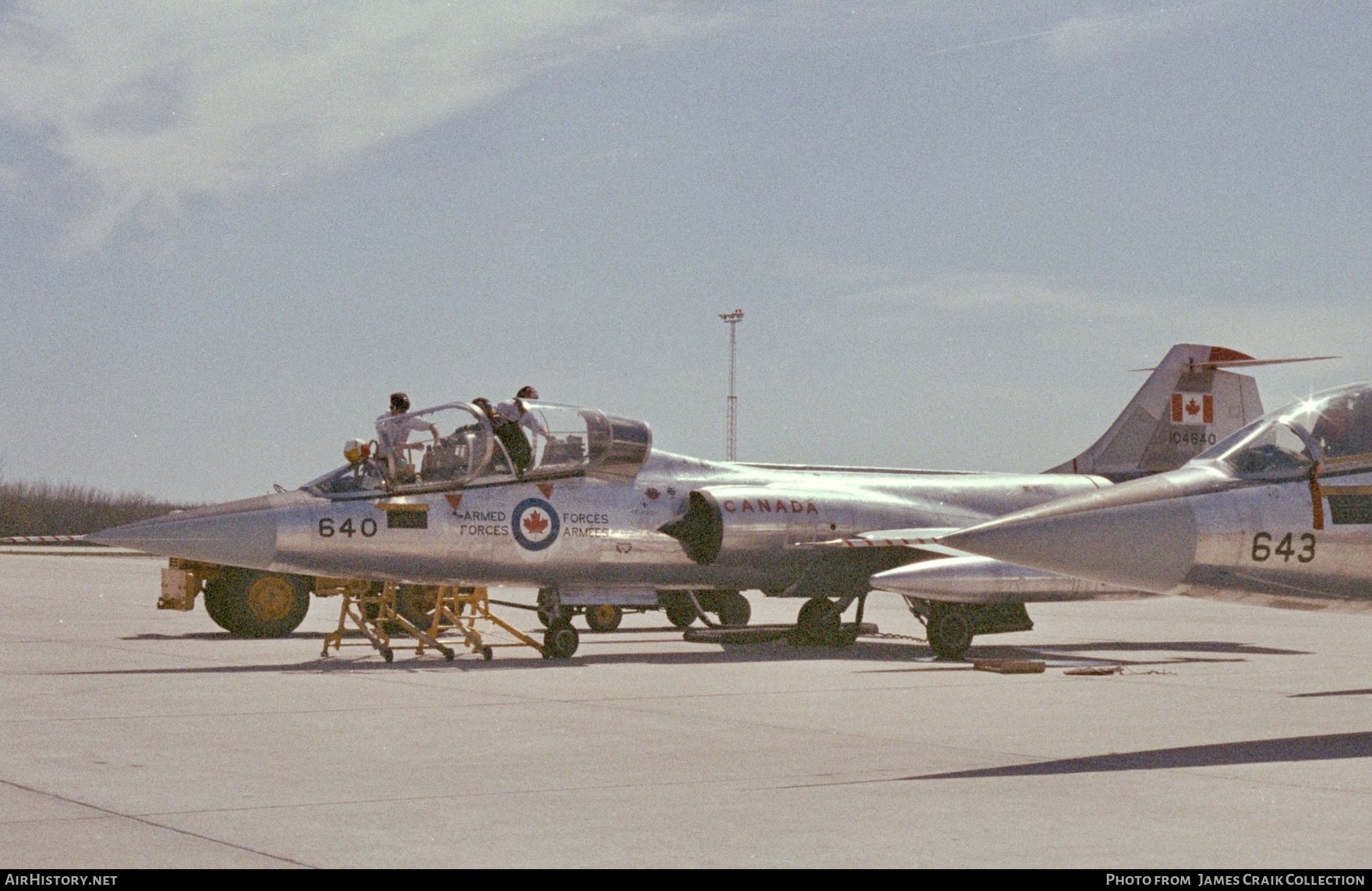 Aircraft Photo of 104640 | Lockheed CF-104D Starfighter Mk.1 | Canada - Air Force | AirHistory.net #747903