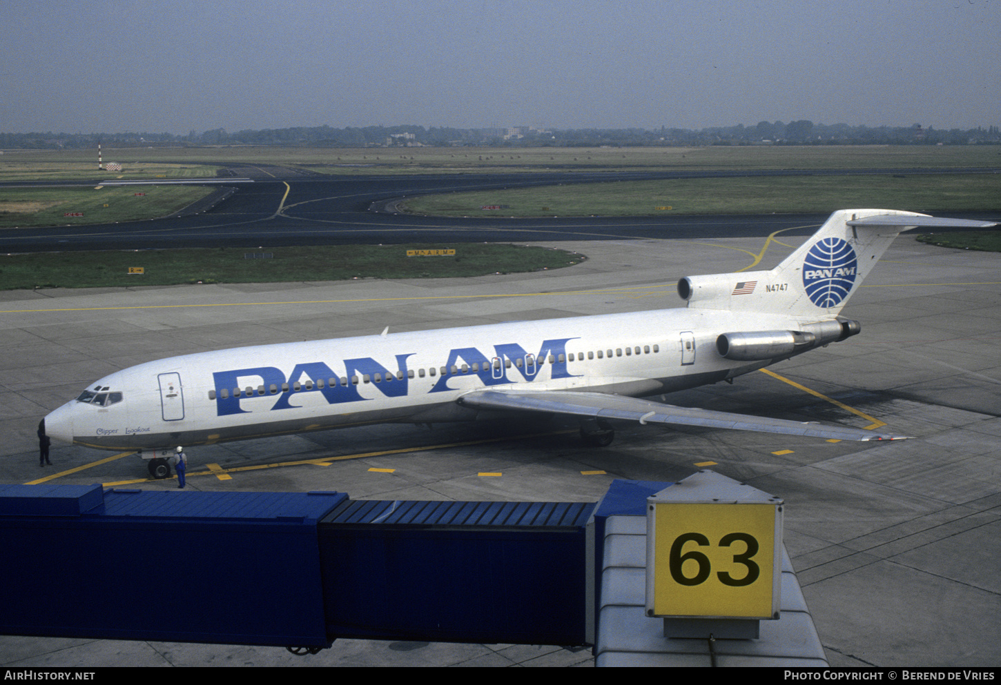 Aircraft Photo of N4747 | Boeing 727-235 | Pan American World Airways - Pan Am | AirHistory.net #747908