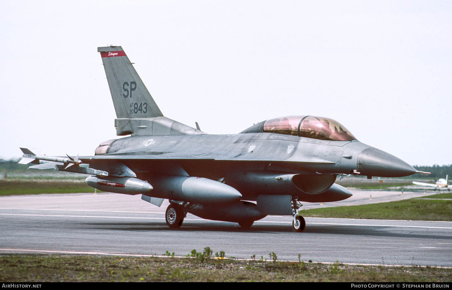 Aircraft Photo of 90-0843 / AF90-843 | General Dynamics F-16D Fighting Falcon | USA - Air Force | AirHistory.net #747931