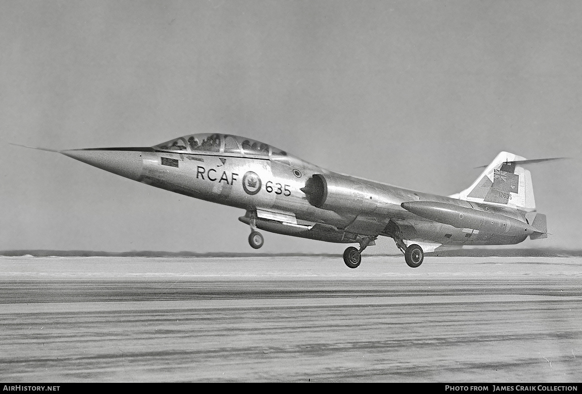 Aircraft Photo of 12635 | Lockheed CF-104D Starfighter Mk.1 | Canada - Air Force | AirHistory.net #747969