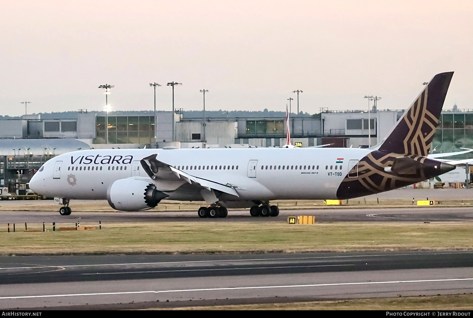 Aircraft Photo of VT-TSD | Boeing 787-9 Dreamliner | Vistara | AirHistory.net #747970