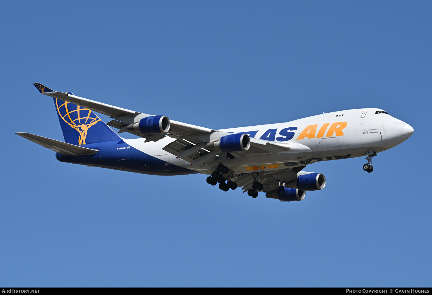Aircraft Photo of N418MC | Boeing 747-47UF/SCD | Atlas Air | AirHistory.net #747978