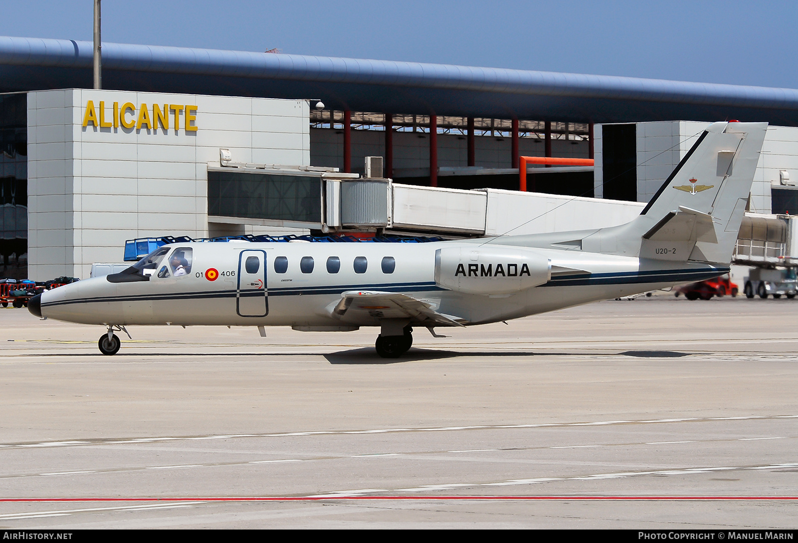 Aircraft Photo of U.20-2 | Cessna 550 Citation II | Spain - Navy | AirHistory.net #748008