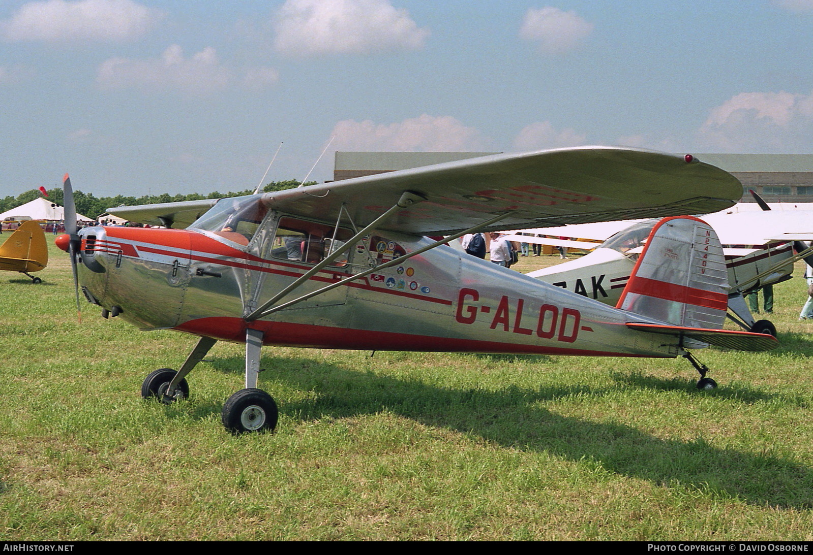 Aircraft Photo of G-ALOD / N2440V | Cessna 140 | AirHistory.net #748056