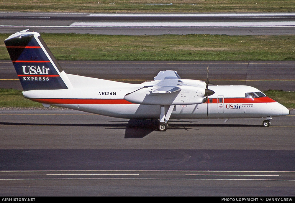 Aircraft Photo of N812AW | De Havilland Canada DHC-8-102A Dash 8 | USAir Express | AirHistory.net #748088