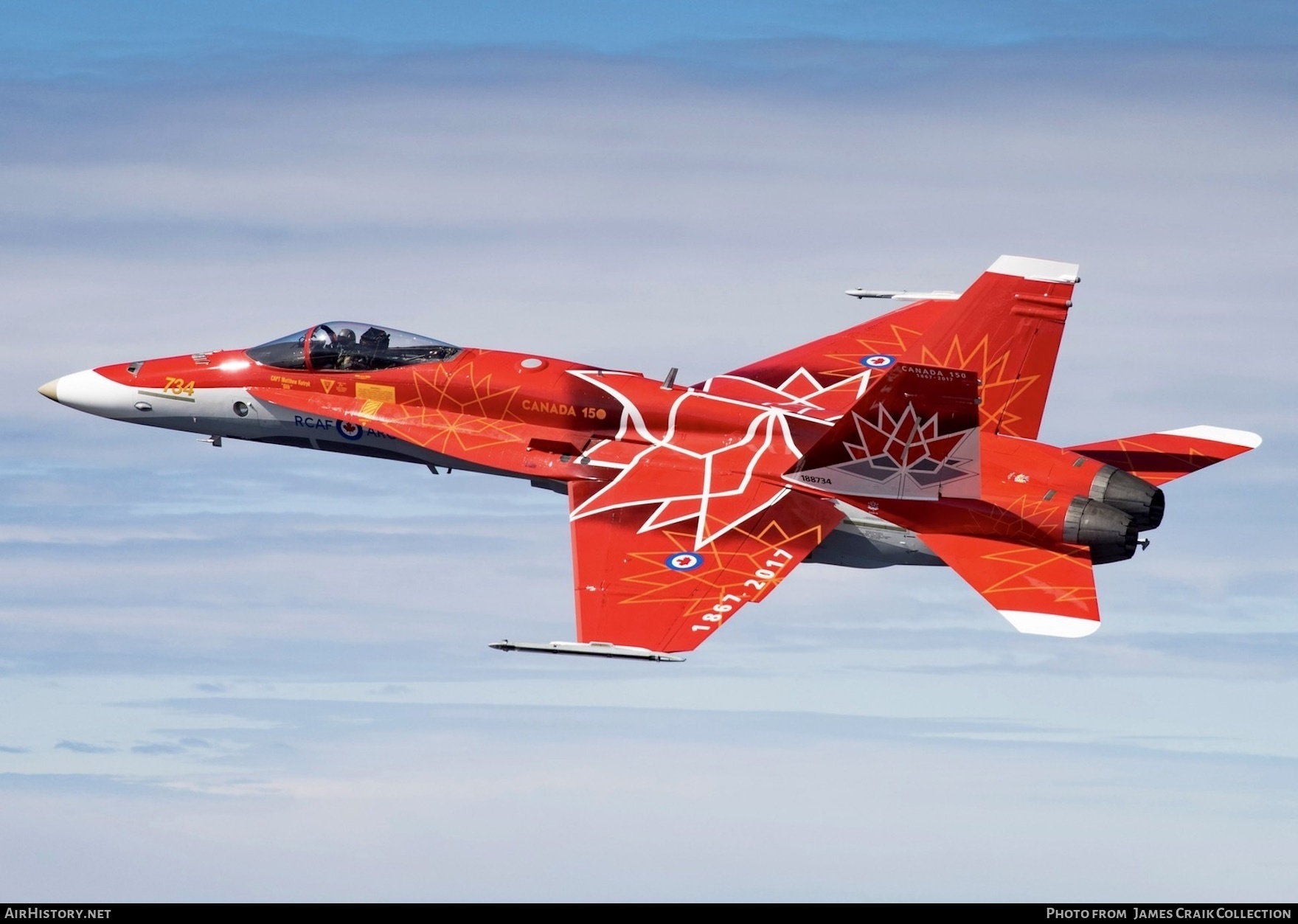 Aircraft Photo of 188734 | McDonnell Douglas CF-188 Hornet | Canada - Air Force | AirHistory.net #748111
