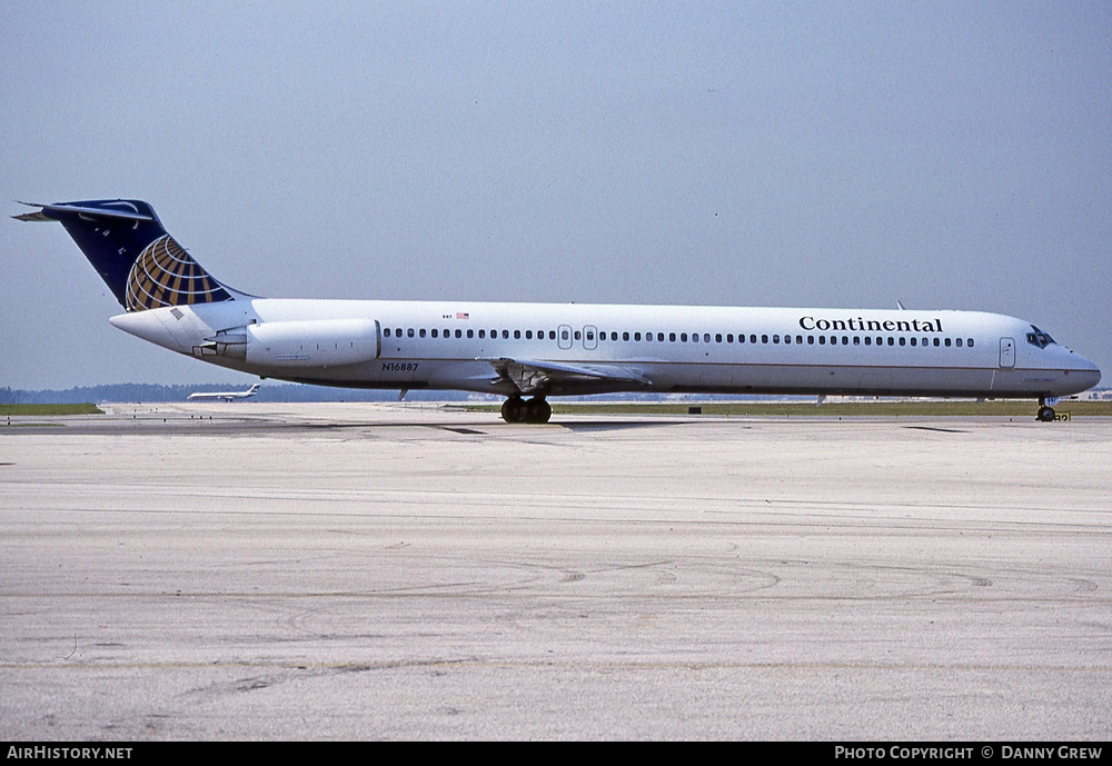 Aircraft Photo of N16887 | McDonnell Douglas MD-82 (DC-9-82) | Continental Airlines | AirHistory.net #748116