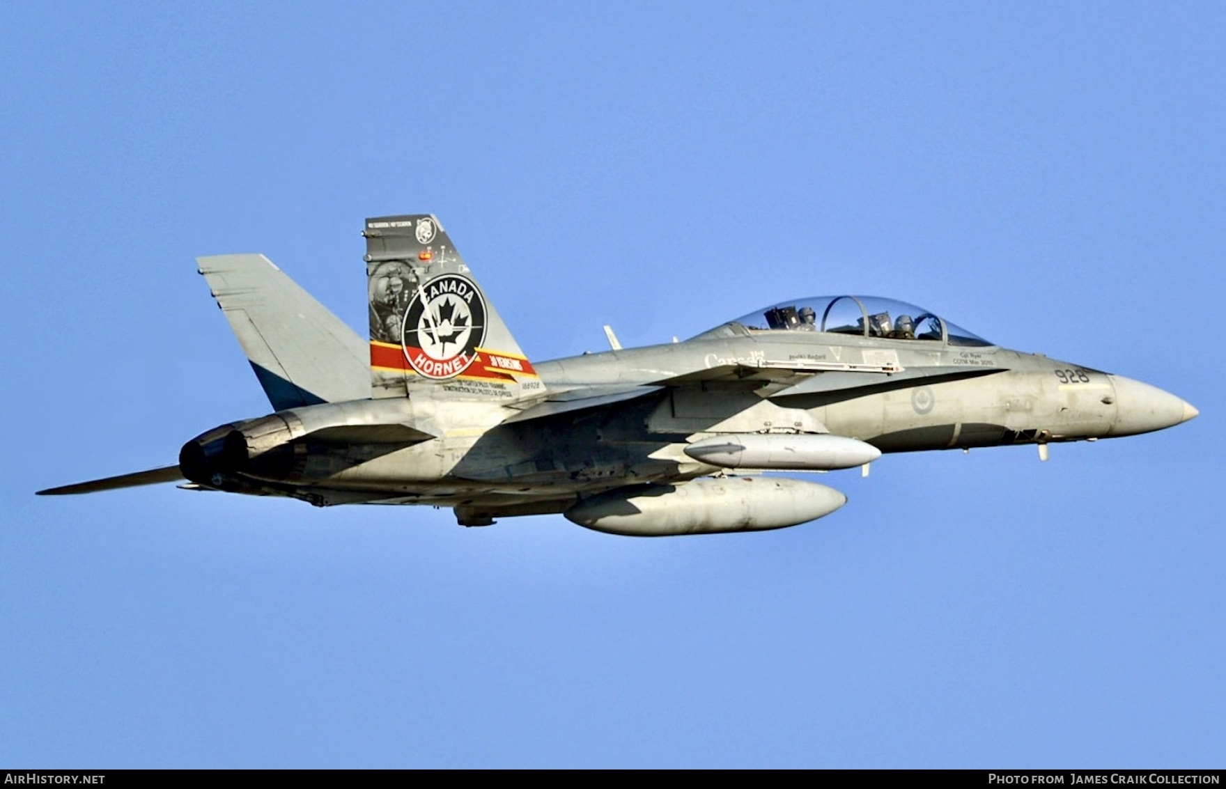 Aircraft Photo of 188918 | McDonnell Douglas CF-188B Hornet | Canada - Air Force | AirHistory.net #748119