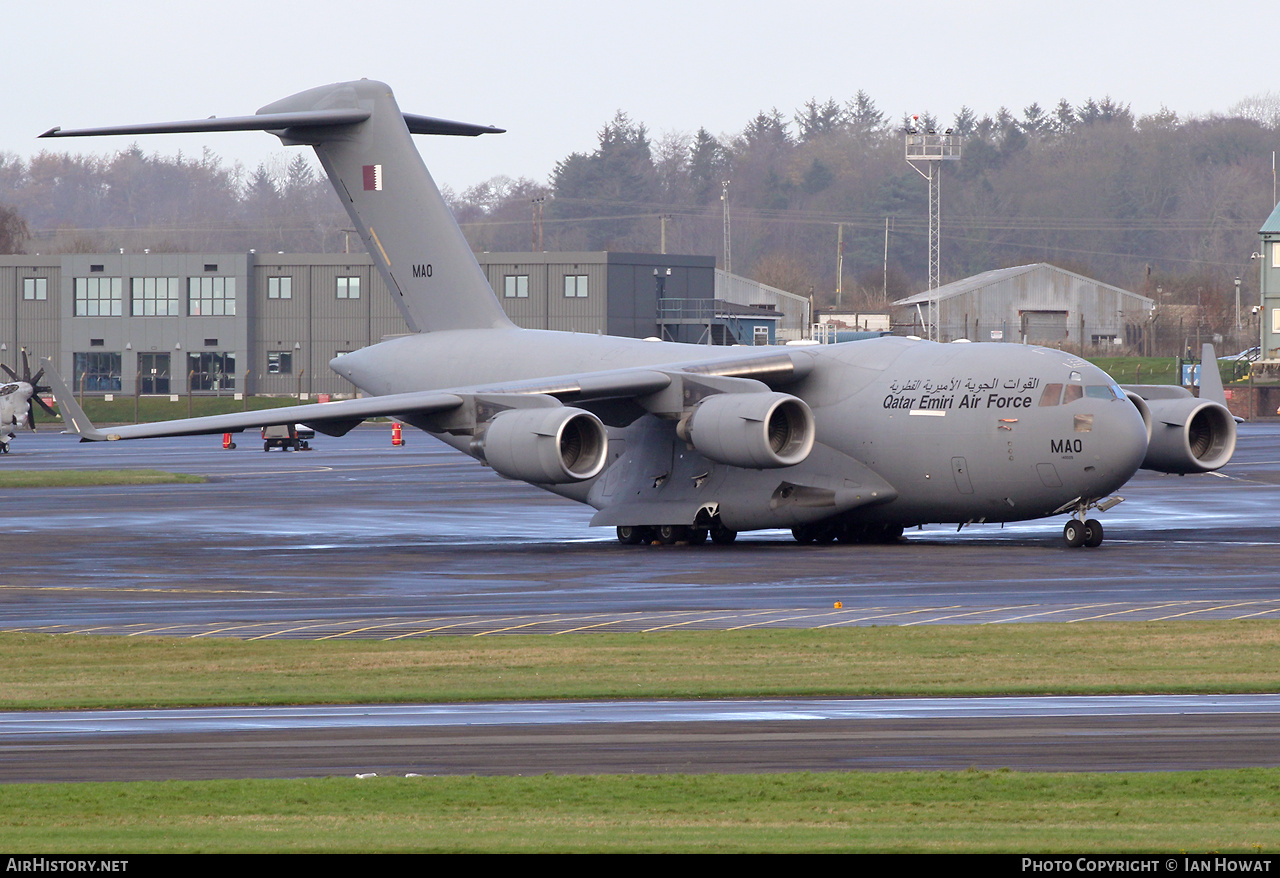 Aircraft Photo of A7-MAO / MAO | Boeing C-17A Globemaster III | Qatar - Air Force | AirHistory.net #748129