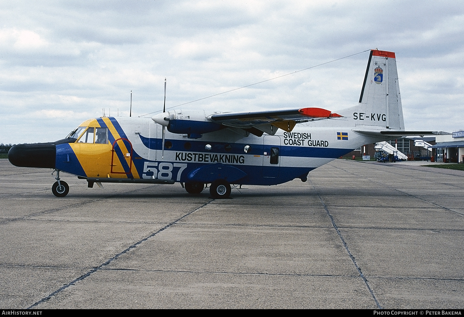 Aircraft Photo of SE-KVG | CASA C-212-200 Aviocar | Kustbevakning - Swedish Coastguard | AirHistory.net #748150
