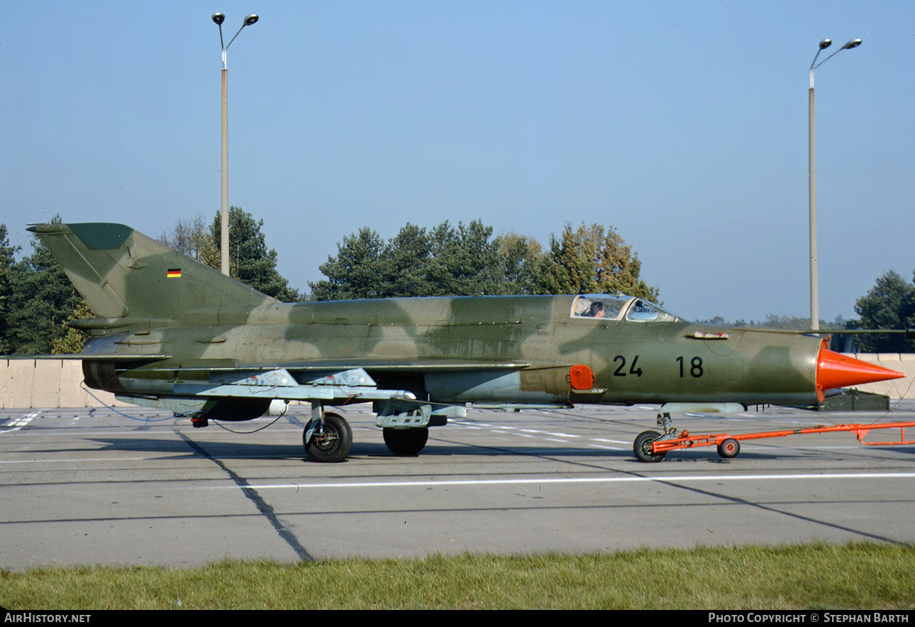 Aircraft Photo of 2418 | Mikoyan-Gurevich MiG-21bis | Germany - Air Force | AirHistory.net #748196