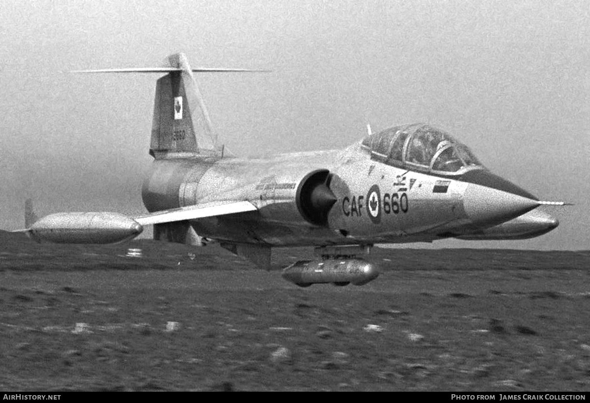 Aircraft Photo of 12660 | Lockheed CF-104D Starfighter Mk.1 | Canada - Air Force | AirHistory.net #748216