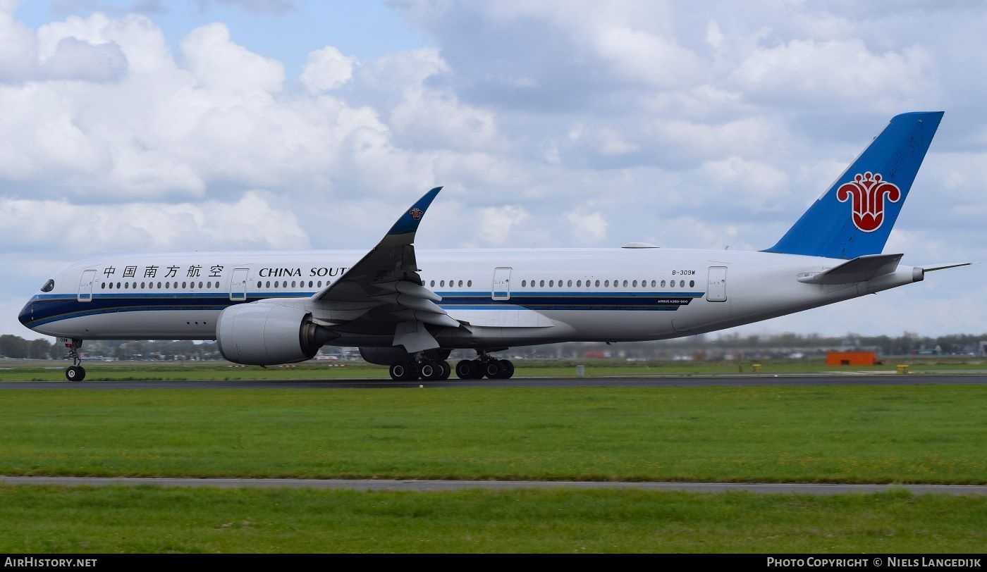 Aircraft Photo of B-309W | Airbus A350-941 | China Southern Airlines | AirHistory.net #748222
