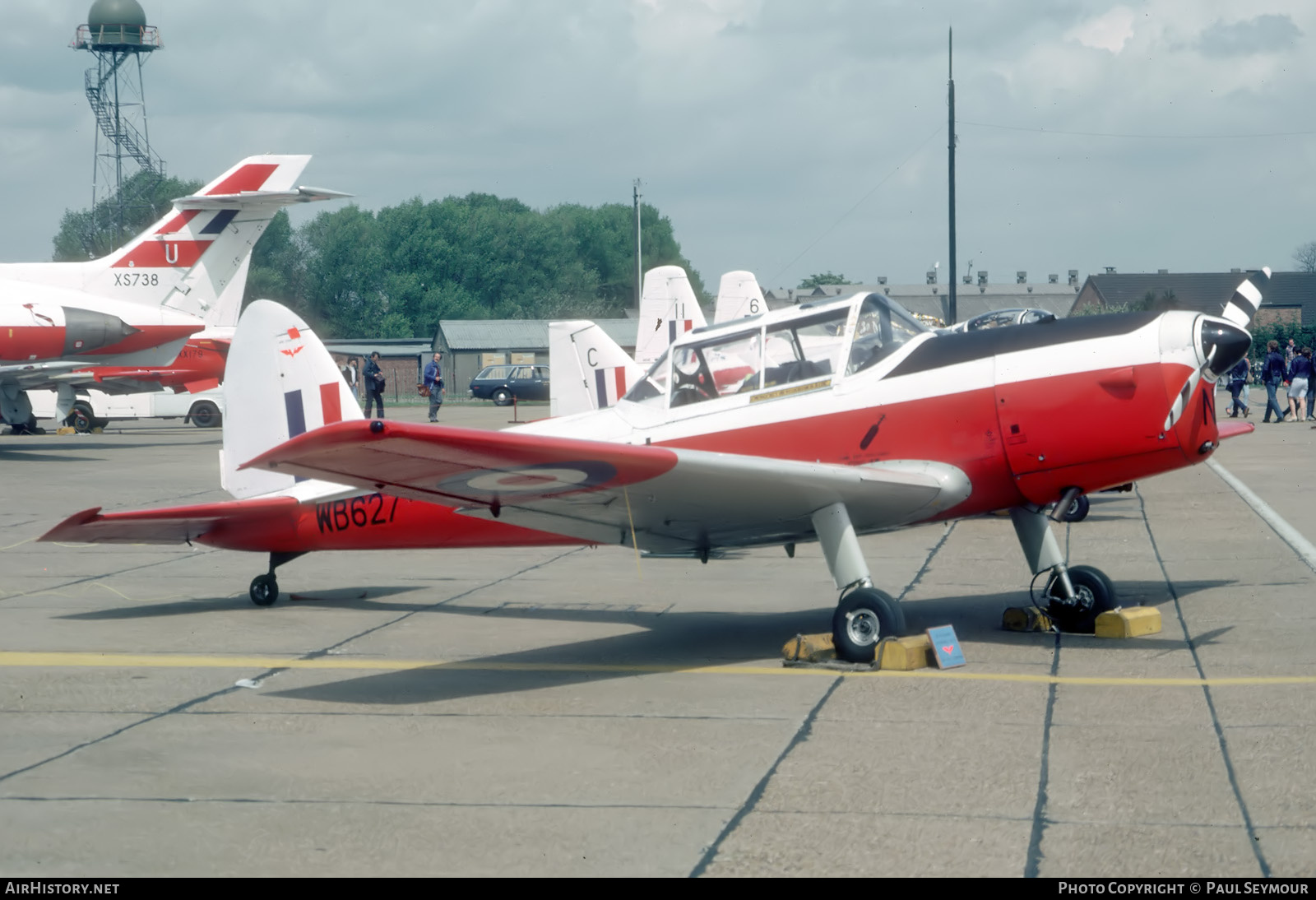 Aircraft Photo of WB627 | De Havilland Canada DHC-1 Chipmunk T10 | UK - Air Force | AirHistory.net #748224