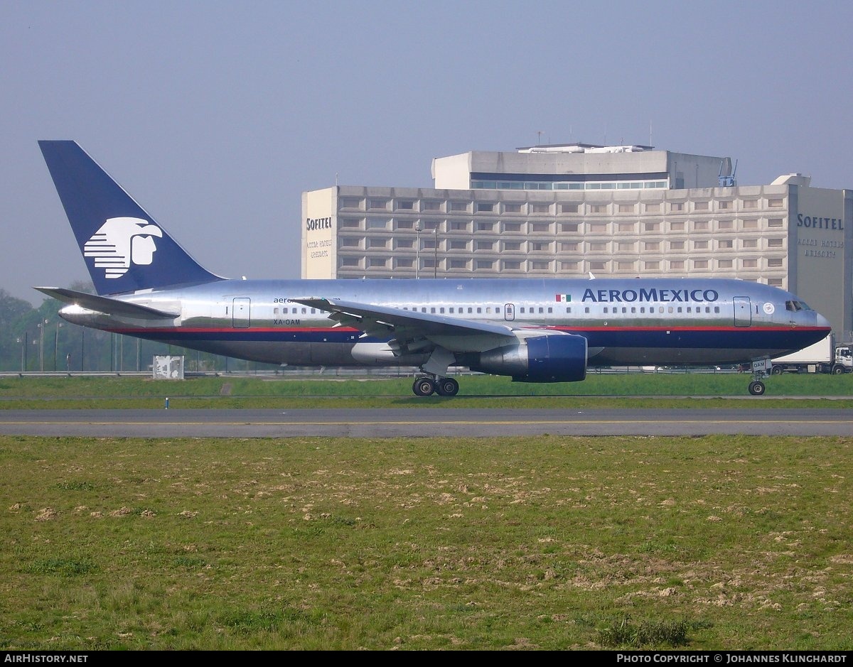 Aircraft Photo of XA-OAM | Boeing 767-2B1/ER | AeroMéxico | AirHistory.net #748255