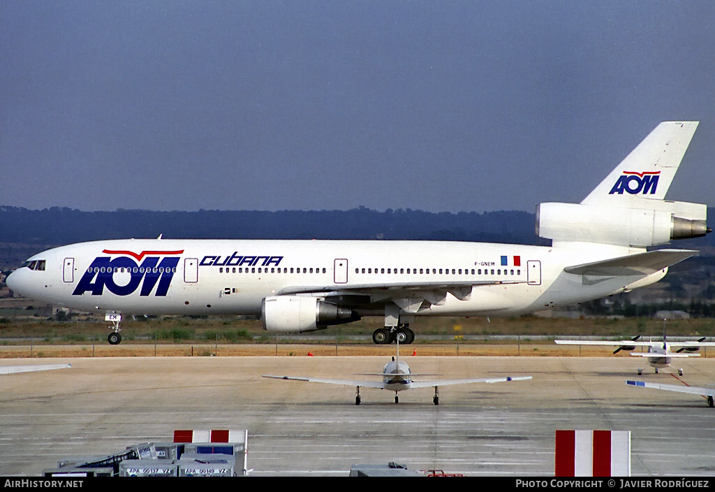 Aircraft Photo of F-GNEM | McDonnell Douglas DC-10-30 | AOM French Airlines | AirHistory.net #748287