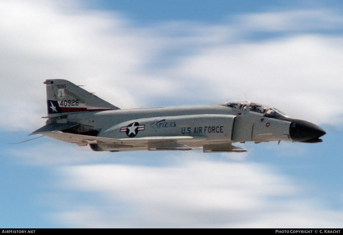Aircraft Photo of 64-0926 / 40926 | McDonnell F-4C Phantom II | USA - Air Force | AirHistory.net #748306