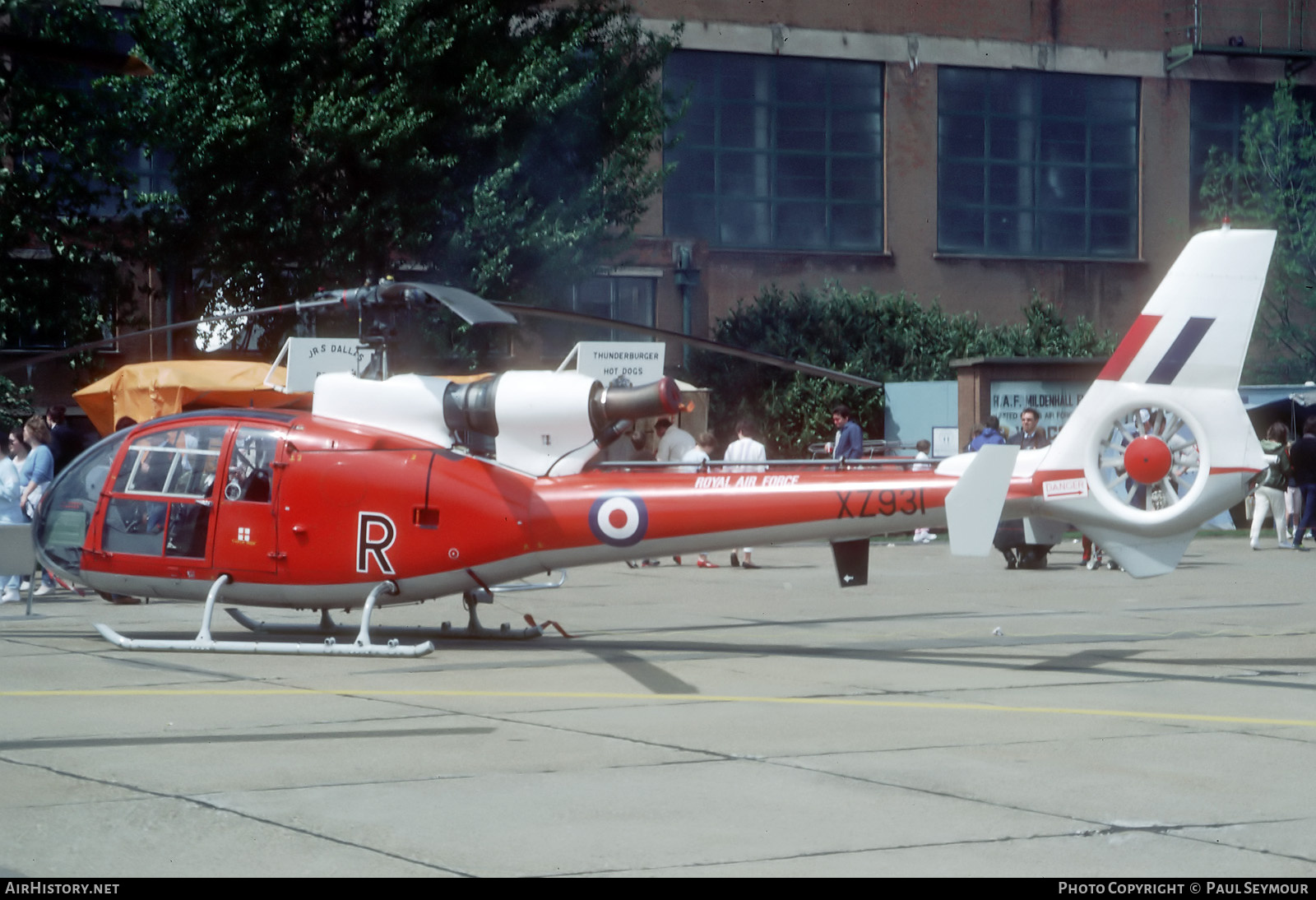 Aircraft Photo of XZ931 | Aerospatiale SA-341D Gazelle HT3 | UK - Air Force | AirHistory.net #748357