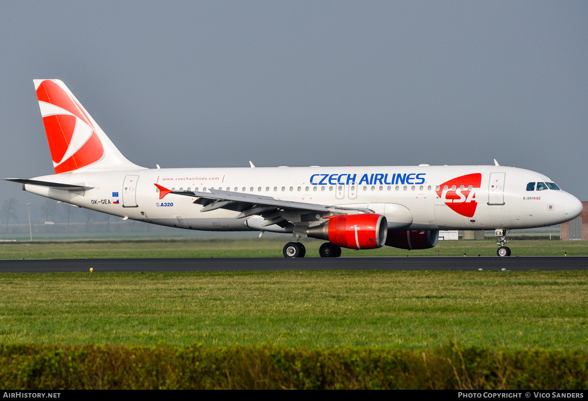 Aircraft Photo of OK-GEA | Airbus A320-214 | ČSA - Czech Airlines | AirHistory.net #748360