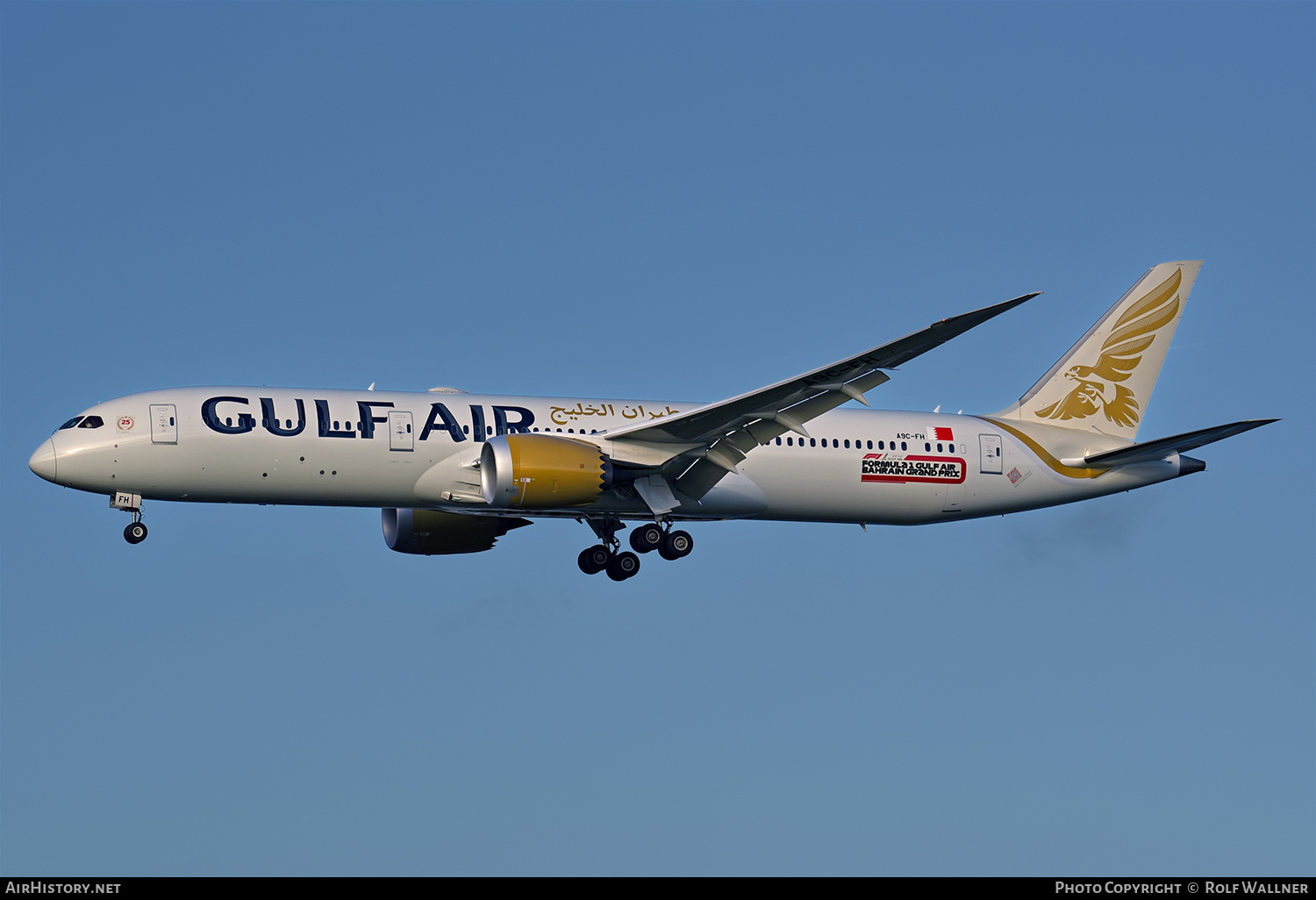 Aircraft Photo of A9C-FH | Boeing 787-9 Dreamliner | Gulf Air | AirHistory.net #748386