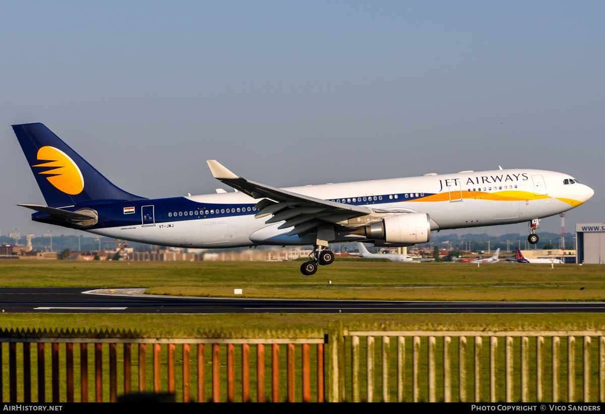 Aircraft Photo of VT-JWJ | Airbus A330-202 | Jet Airways | AirHistory.net #748415