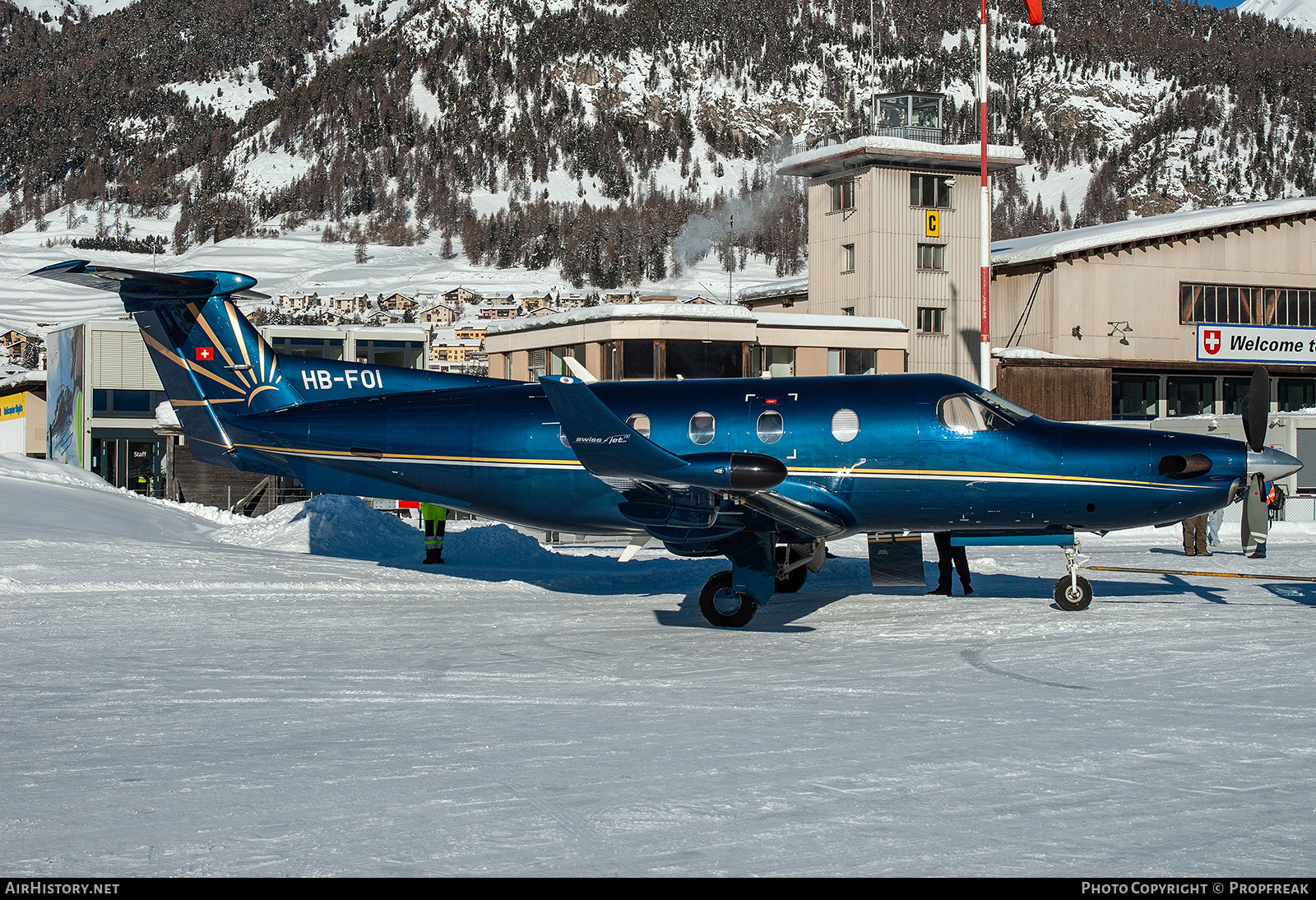 Aircraft Photo of HB-FOI | Pilatus PC-12/45 | Swiss Jet | AirHistory.net #748436