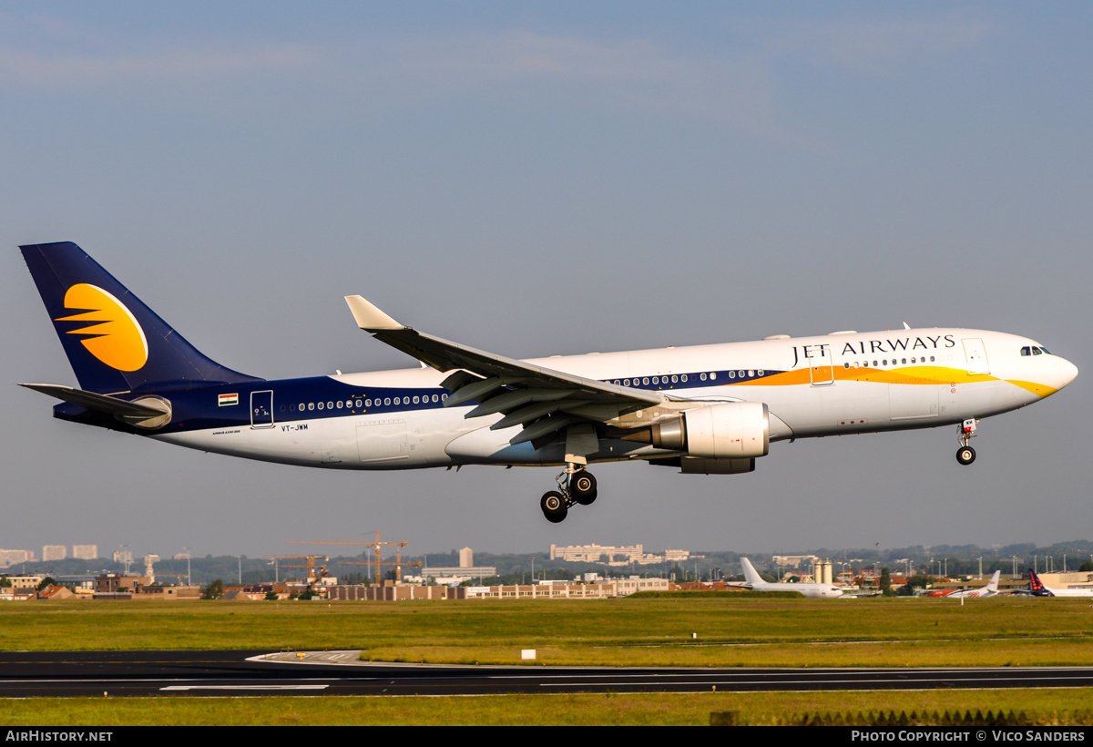 Aircraft Photo of VT-JWM | Airbus A330-202 | Jet Airways | AirHistory.net #748454