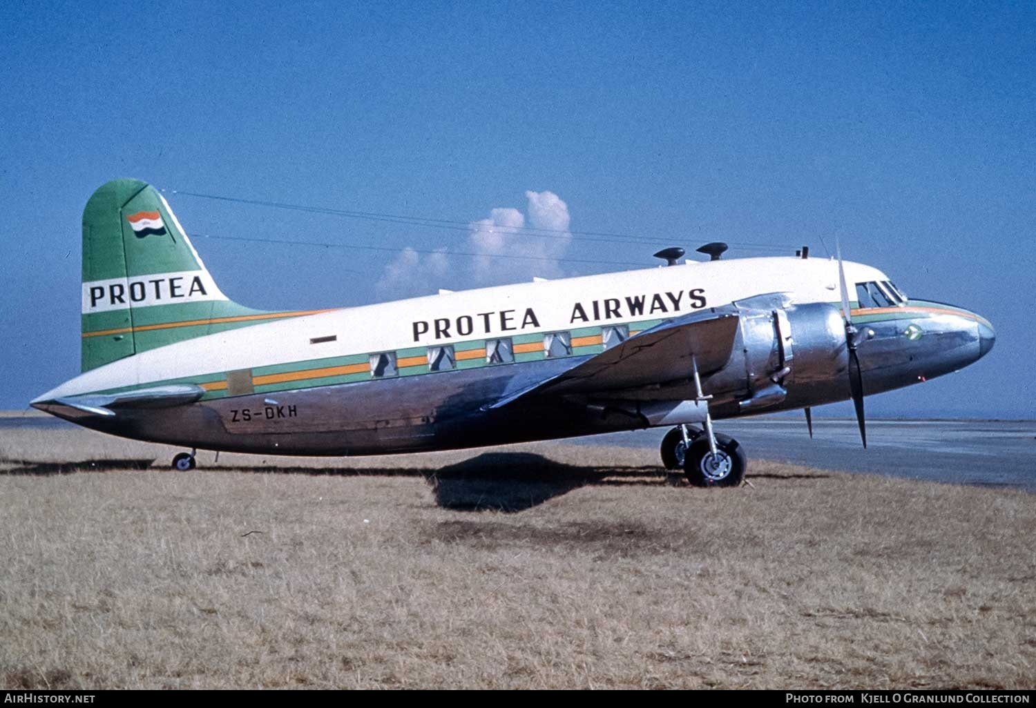 Aircraft Photo of ZS-DKH | Vickers 498 Viking 1A | Protea Lugdiens | AirHistory.net #748494