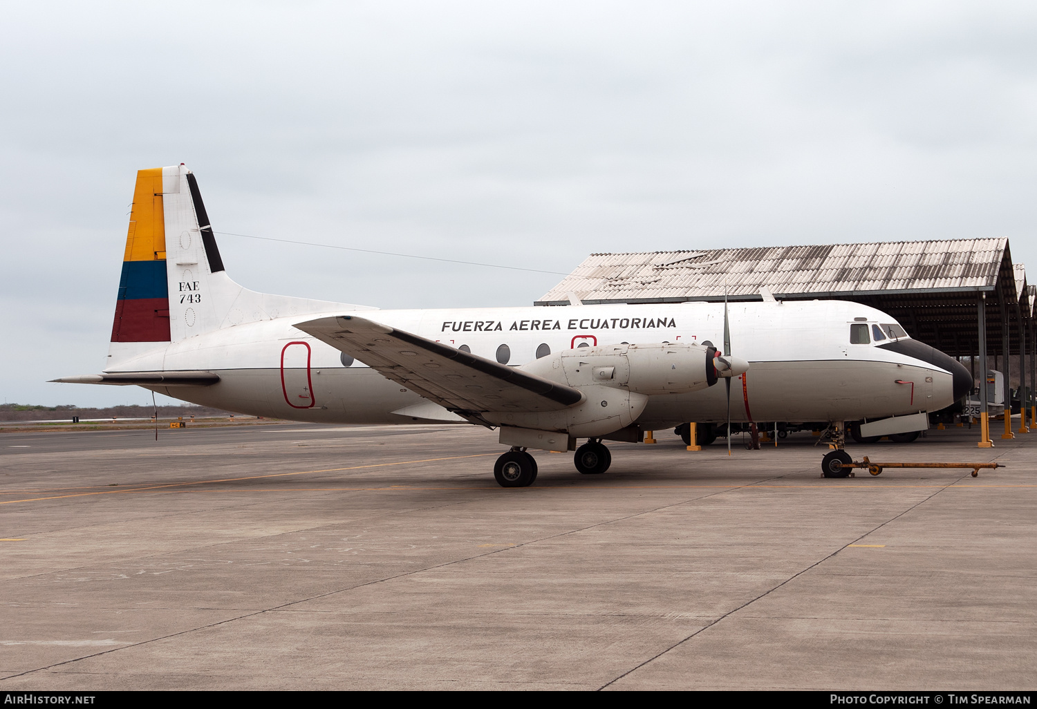 Aircraft Photo of FAE-743 | Hawker Siddeley HS-748 Srs2A/285LFD | Ecuador - Air Force | AirHistory.net #748519