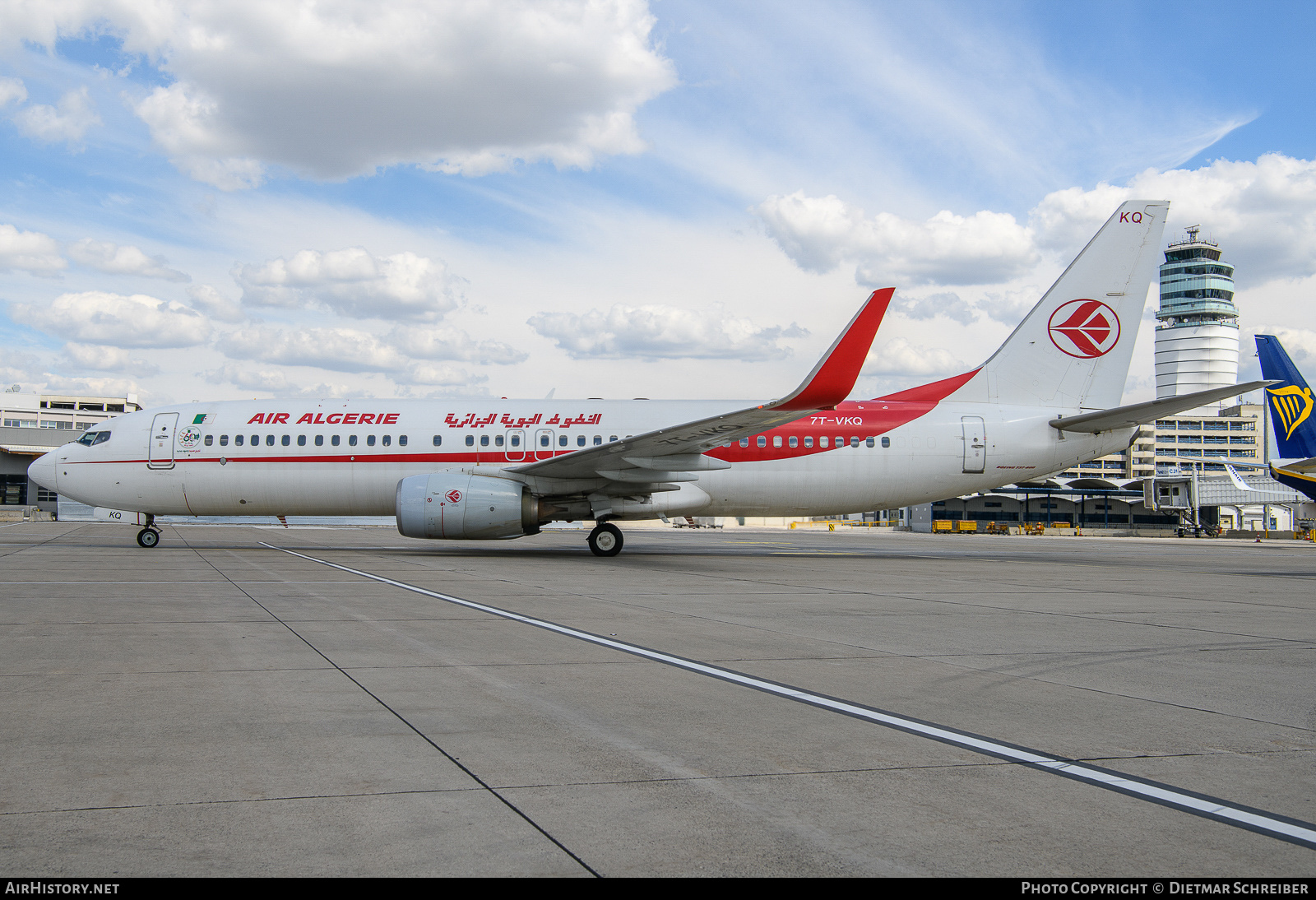 Aircraft Photo of 7T-VKQ | Boeing 737-8D6 | Air Algérie | AirHistory.net #748543