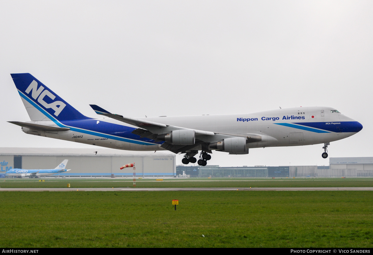 Aircraft Photo of JA04KZ | Boeing 747-4KZF/SCD | Nippon Cargo Airlines - NCA | AirHistory.net #748545