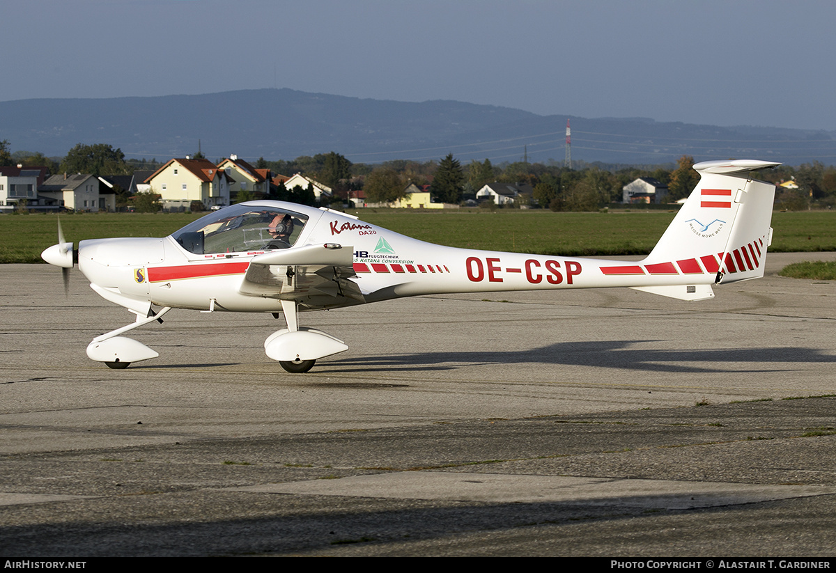 Aircraft Photo of OE-CSP | Diamond DA20A-1 Katana | Weisse Möwe Wels | AirHistory.net #748549