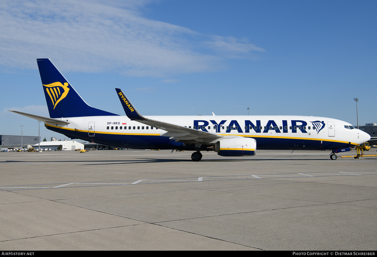 Aircraft Photo of SP-RKS | Boeing 737-8AS | Ryanair | AirHistory.net #748562